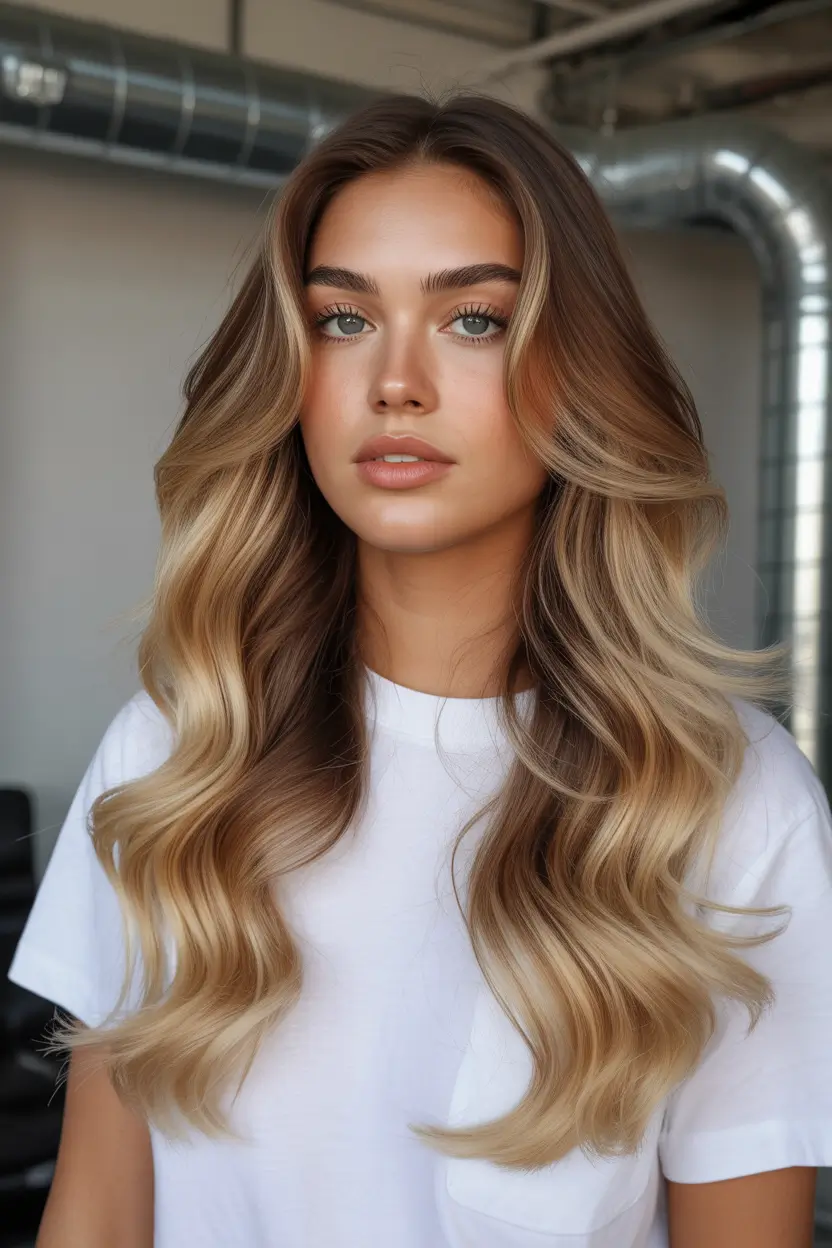 cute spring hair color ideas 2026 to look younger soft beige brown melt 7
