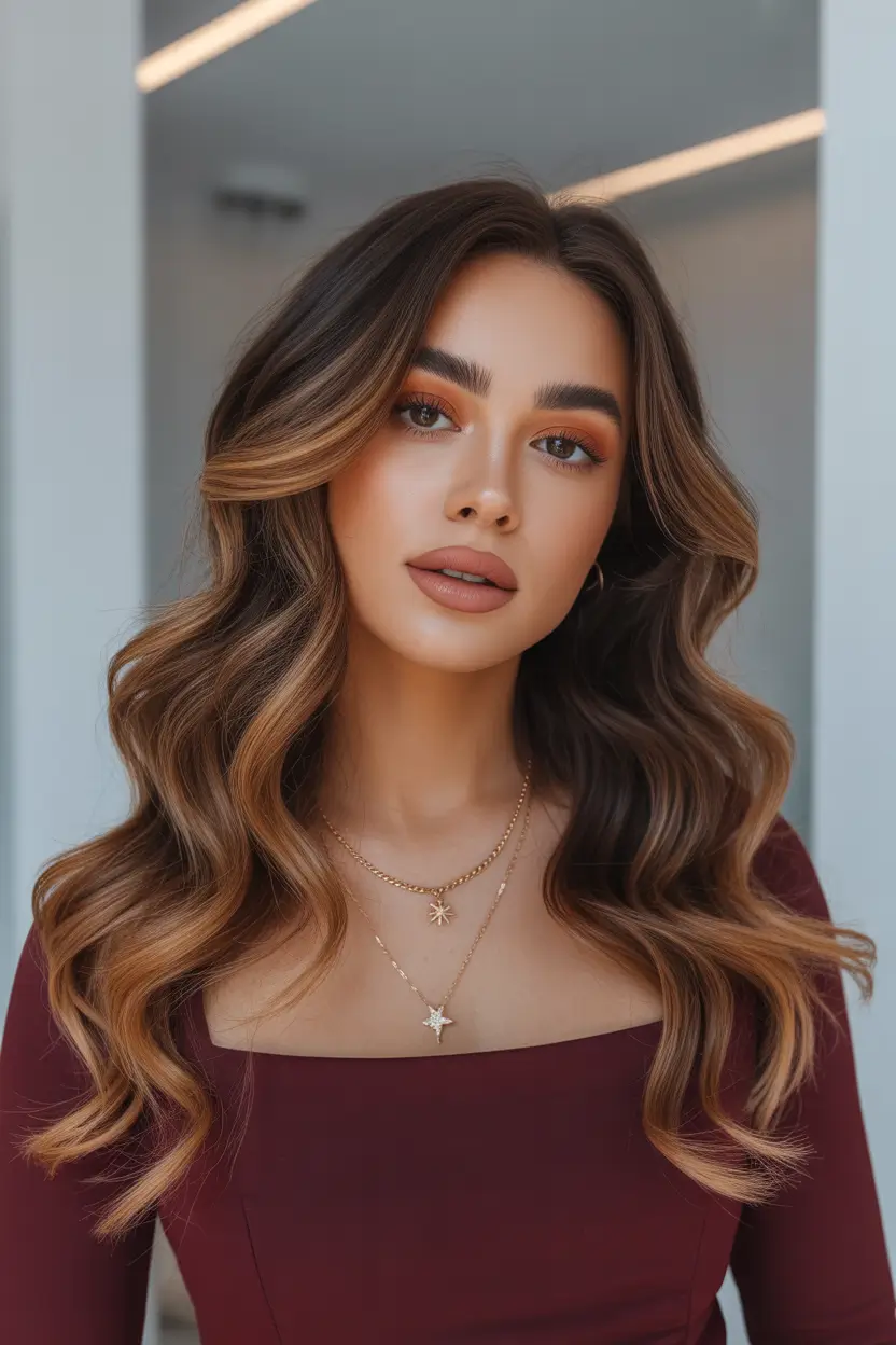 cute spring hair color light skin 2026 warm cinnamon brunette 10