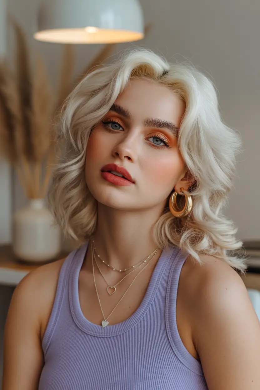 cute spring haircuts 2026 soft short blonde with playful layers