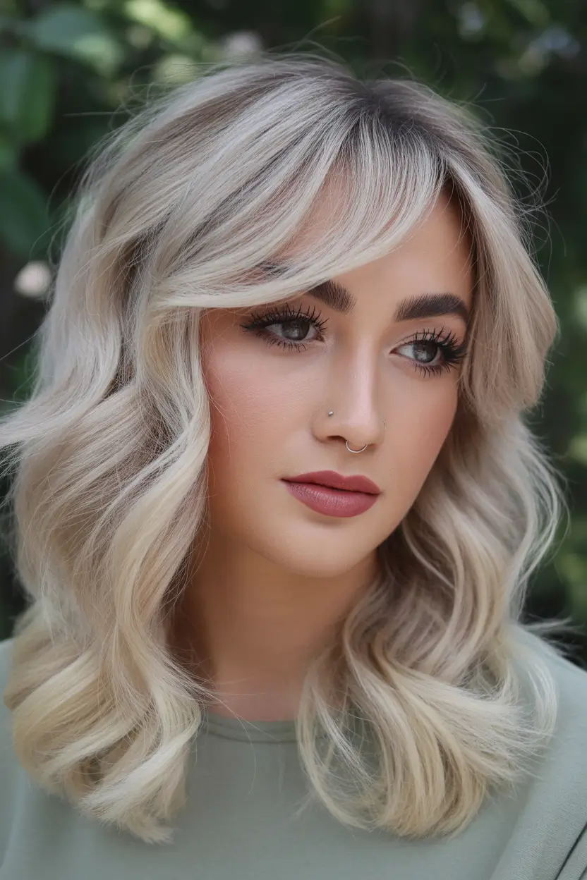 spring butterfly haircut icy platinum butterfly with modern edge 9