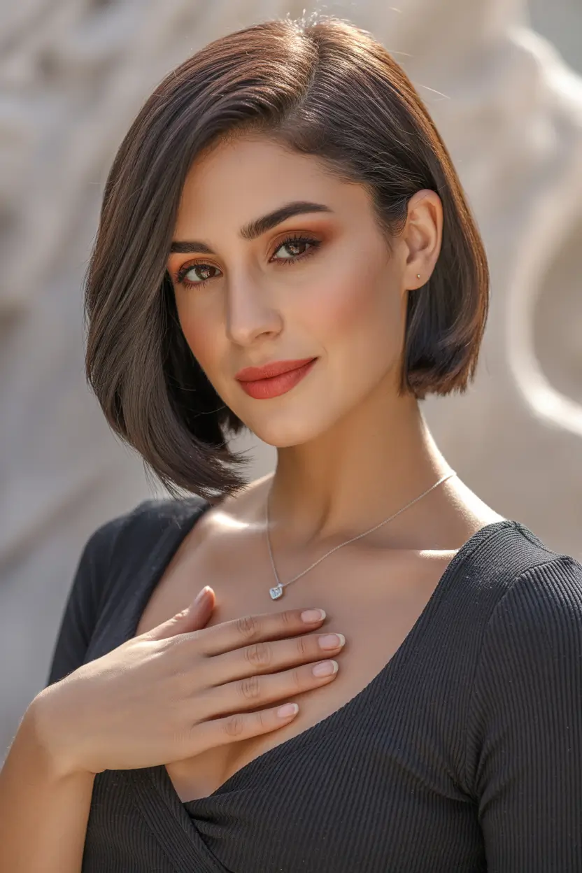 dreamy spring haircut inspiration 2026 precision sleek jawline bob 8