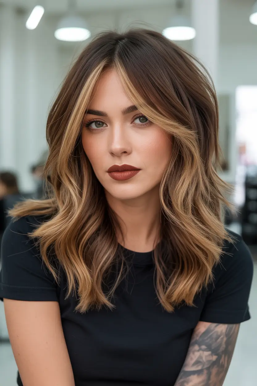 spring hair trends 2026 Brunette layered haircut