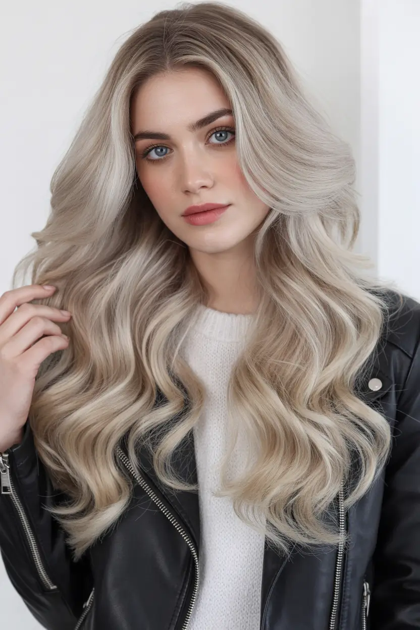 spring hair trends 2026 Cool blonde long hair