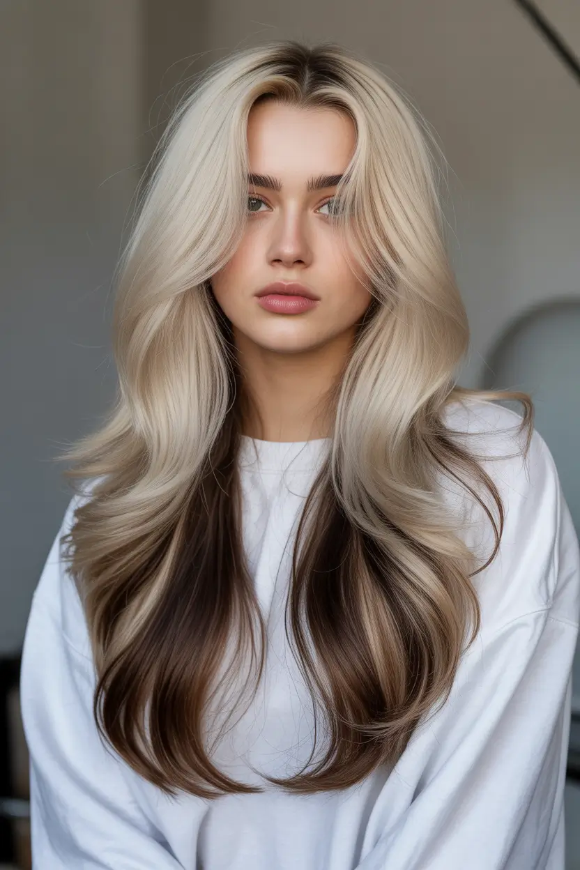 spring hair trends 2026 Blended blonde long hair