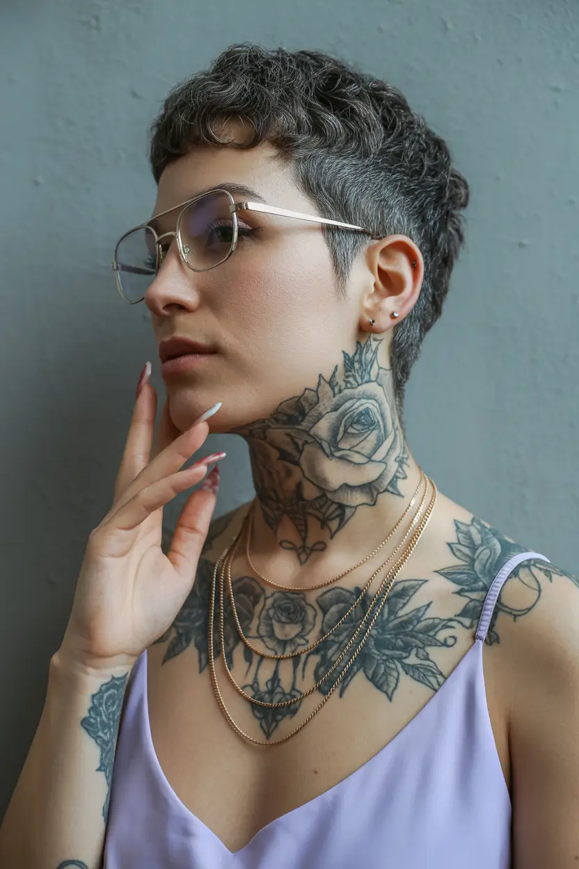 spring Haircuts for Women Over 50 Modern Short Crop 13