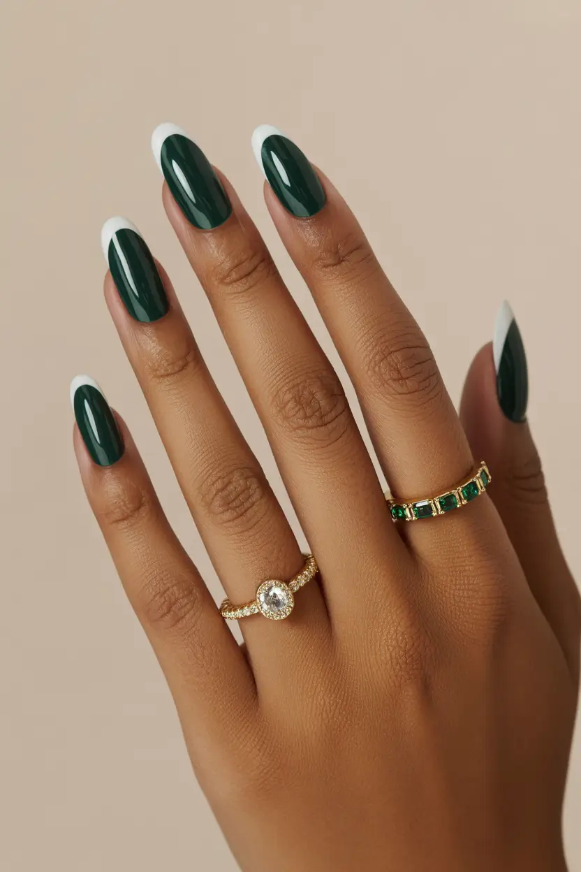 march nails ideas st. patrick's day short green