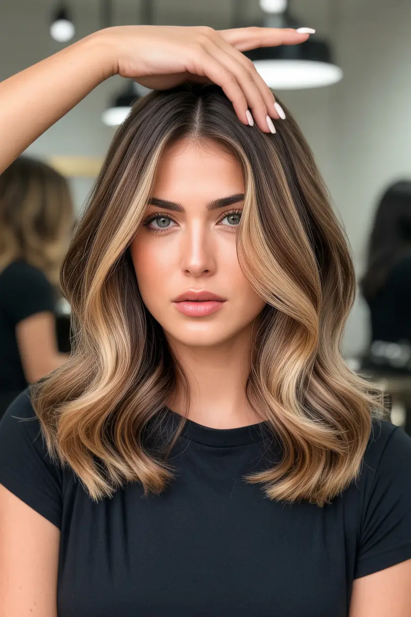 popular spring hair color trends 2026 Balanced brunette with modern face framing