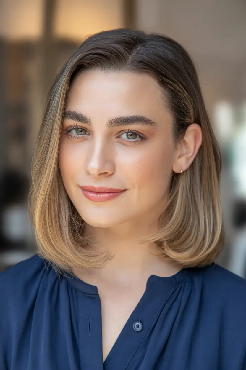 trendy spring short haircut 2026 modern soft lob face framing layers 15