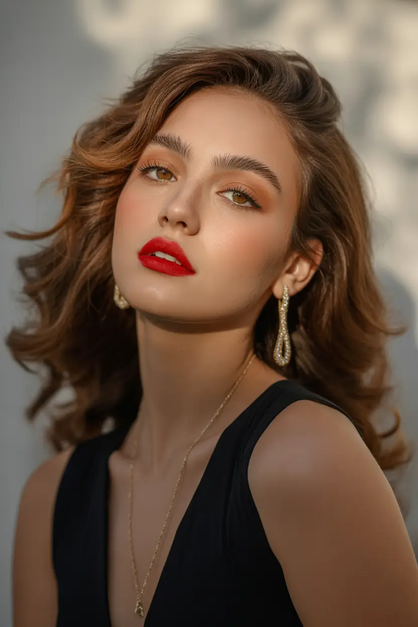 vibrant spring hair color for brown skin 2026 chocolate red undertone 20