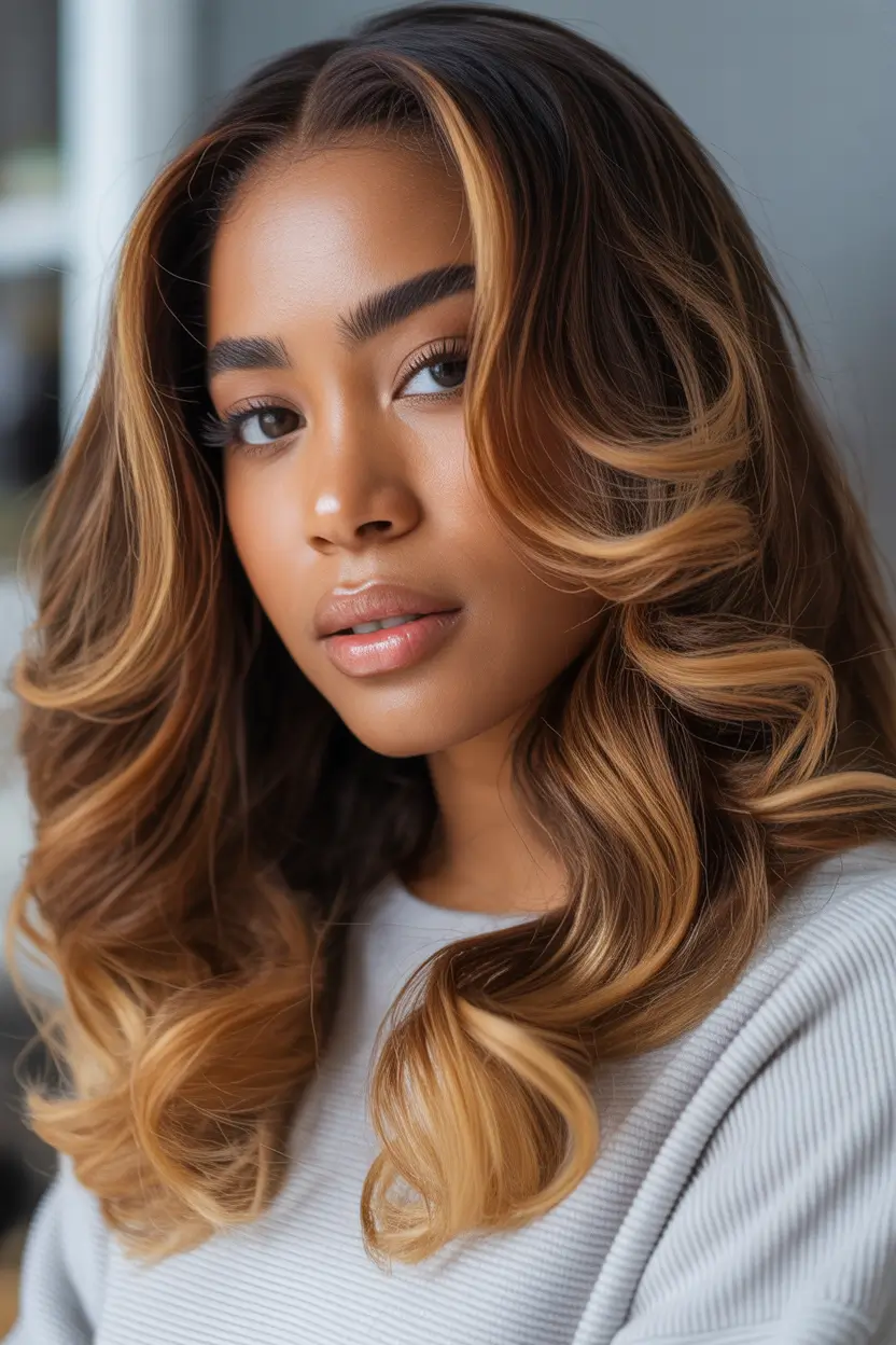 vibrant spring hair color for brown skin 2026 copper ginger curls