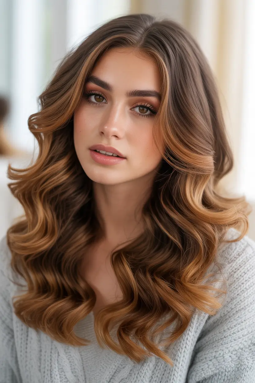 vibrant spring hair color for brown skin 2026 ash honey waves