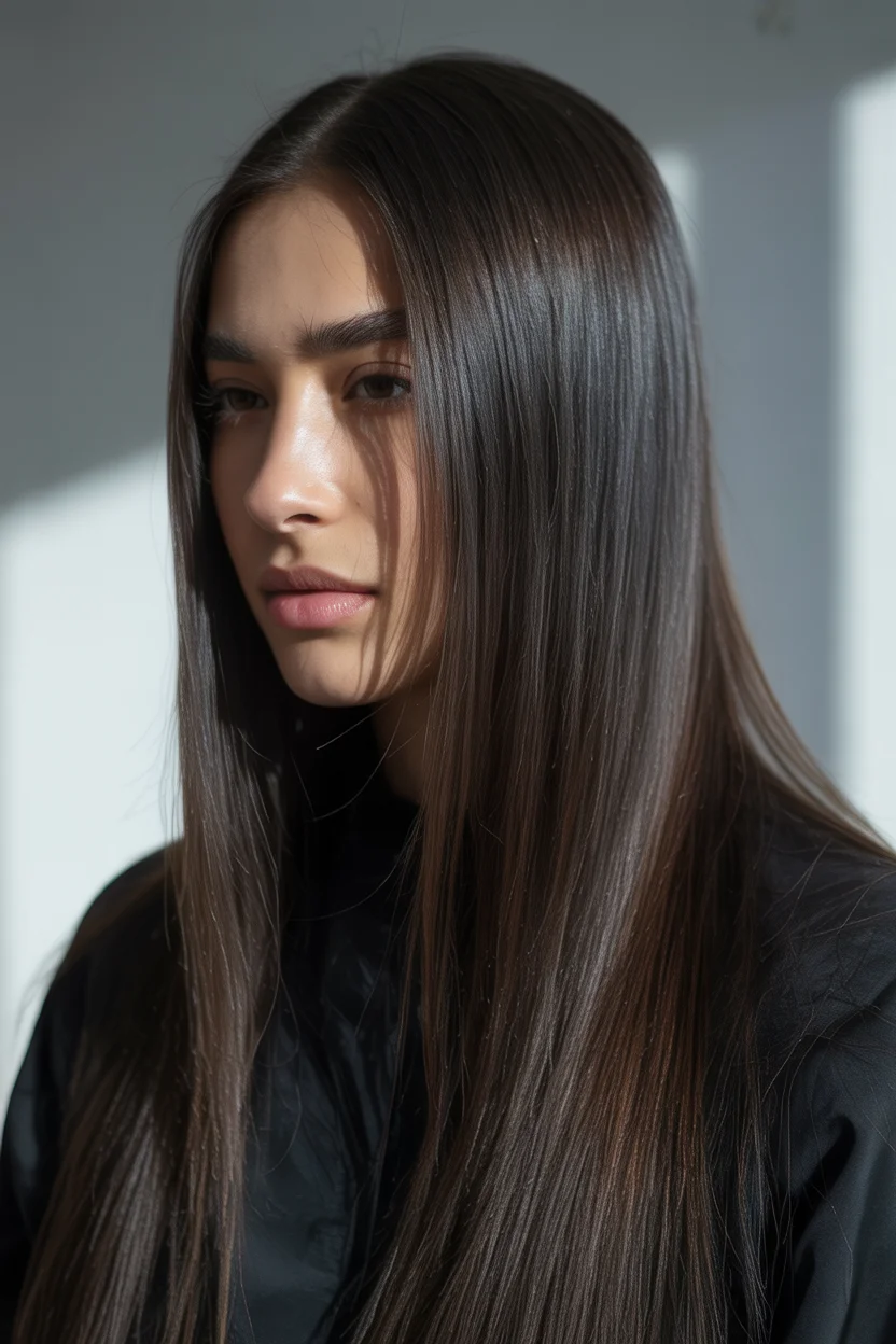 May Hair Color Ideas 2026 Glossy Espresso Precision for Timeless Dark Energy 14