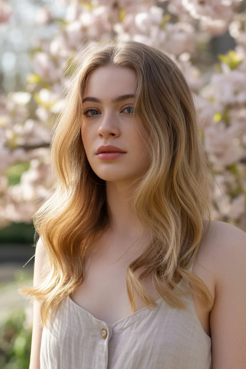 May Hair Color Ideas 2026 Soft Champagne Blonde for Classic Spring Romance 19