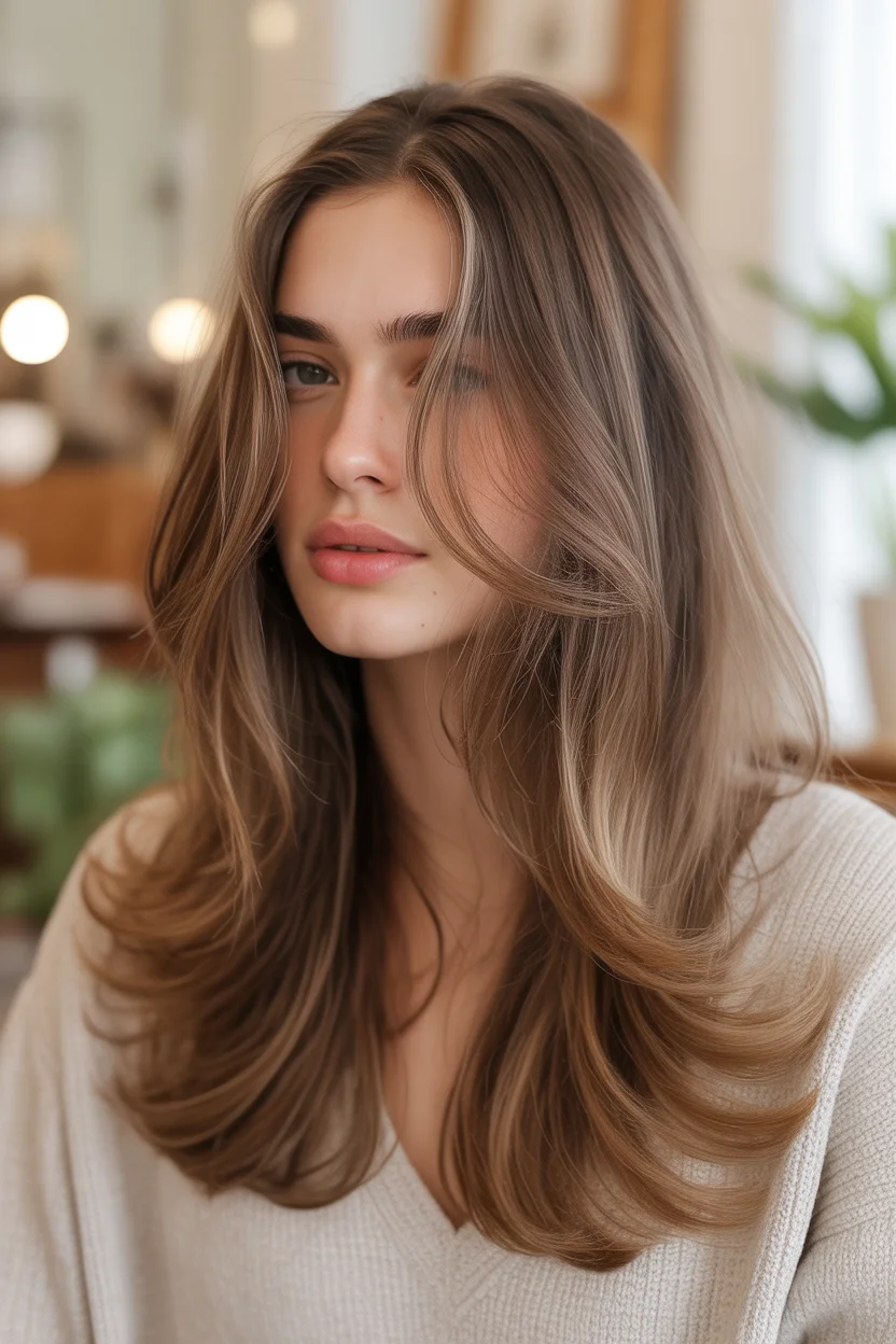 May Hair Color Ideas 2026 Dimensional Caramel Brown for Effortless Spring and Summer Movement