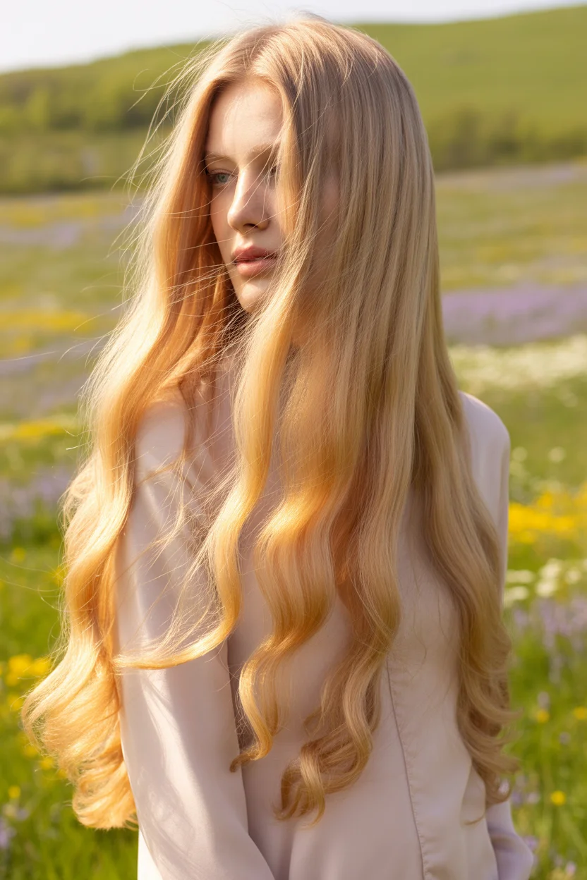May Hair Color Ideas 2026 Golden Meadow Blonde for Classic Summer Romance 7