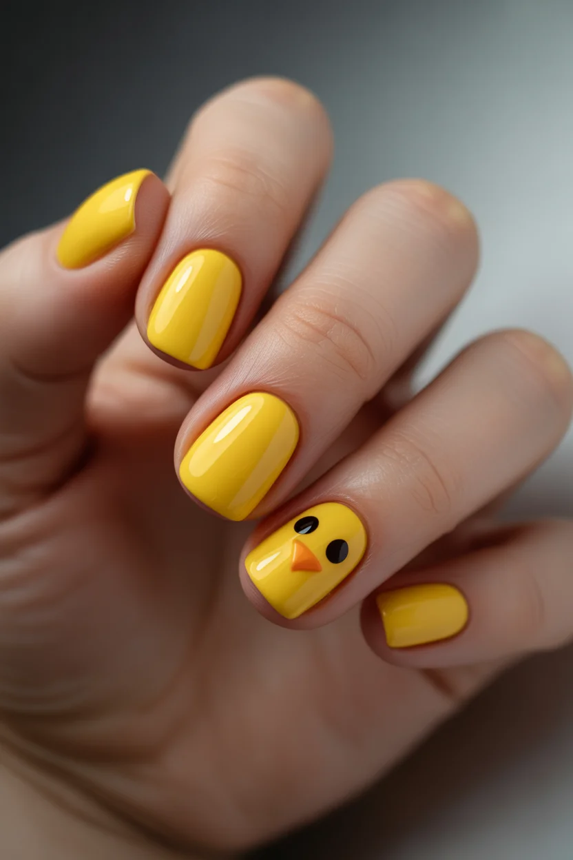 simple easy spring nail designs 2026 blue cherry manicure