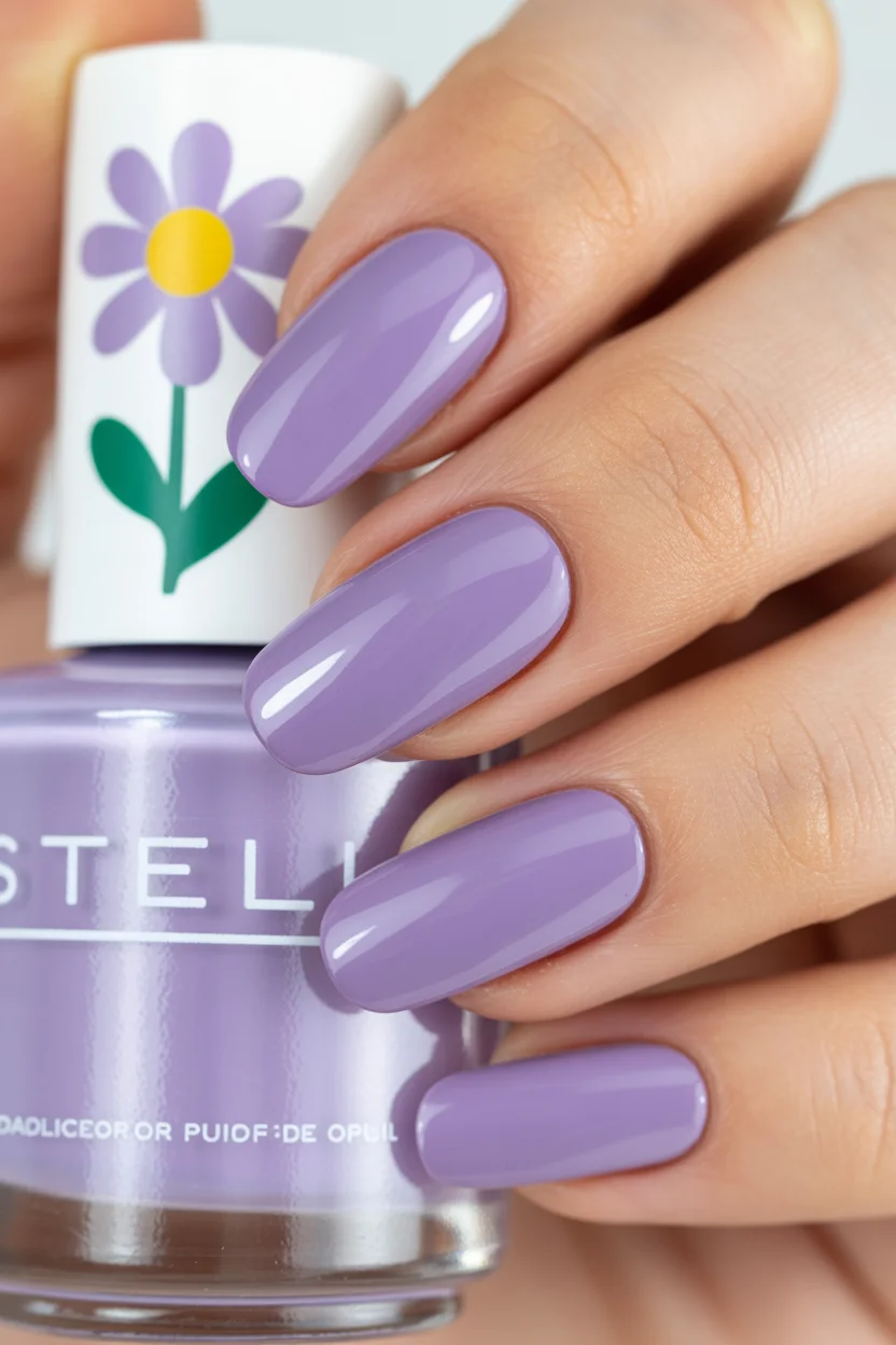 stylish spring nails for pale skin 2026 Pastel Lilac Perfection - 15