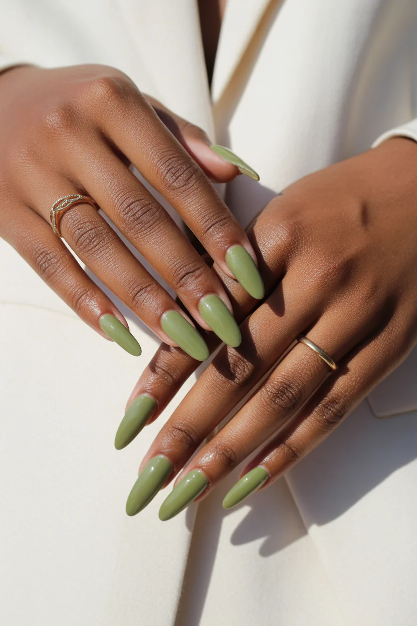 stylish spring nails for pale skin 2026 Mint Green Short Manicure That Feels Like Early April