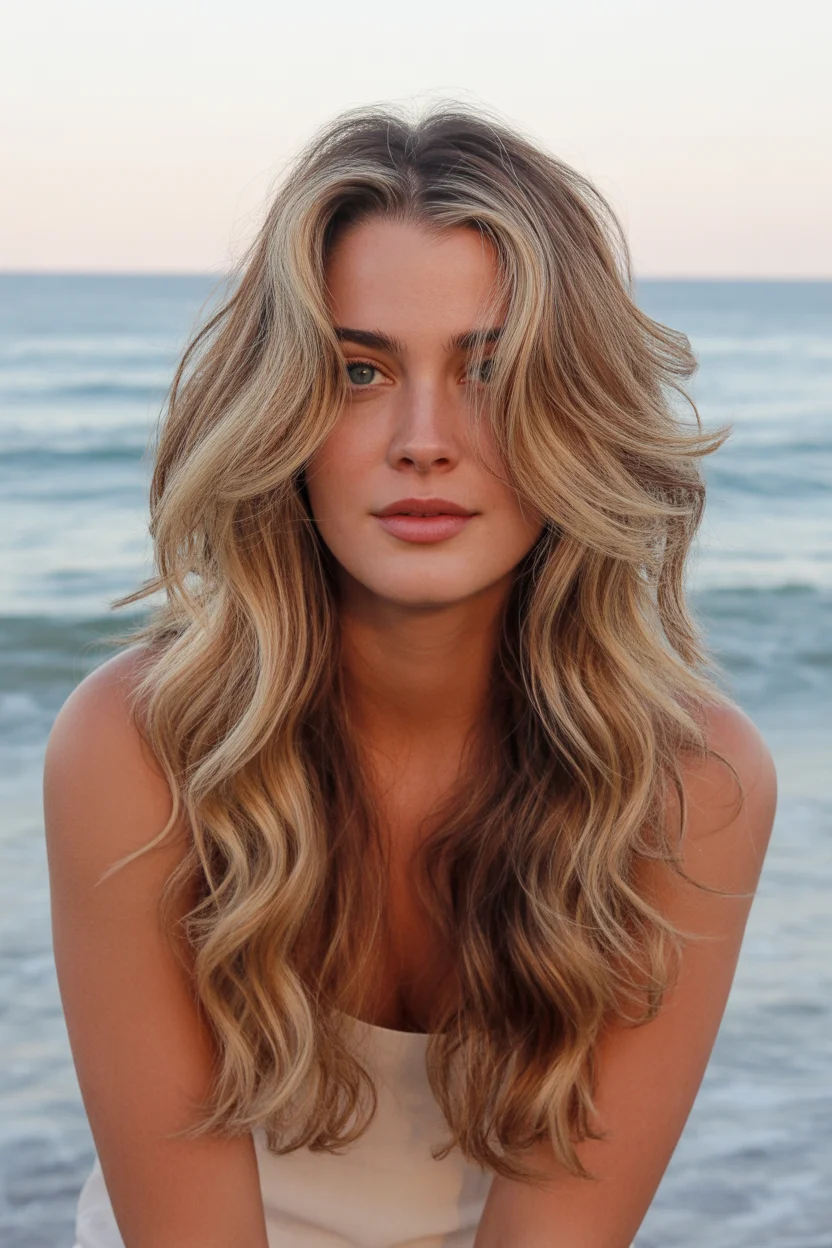 stylish spring ombre hair color 2026 sandy blonde blend 14