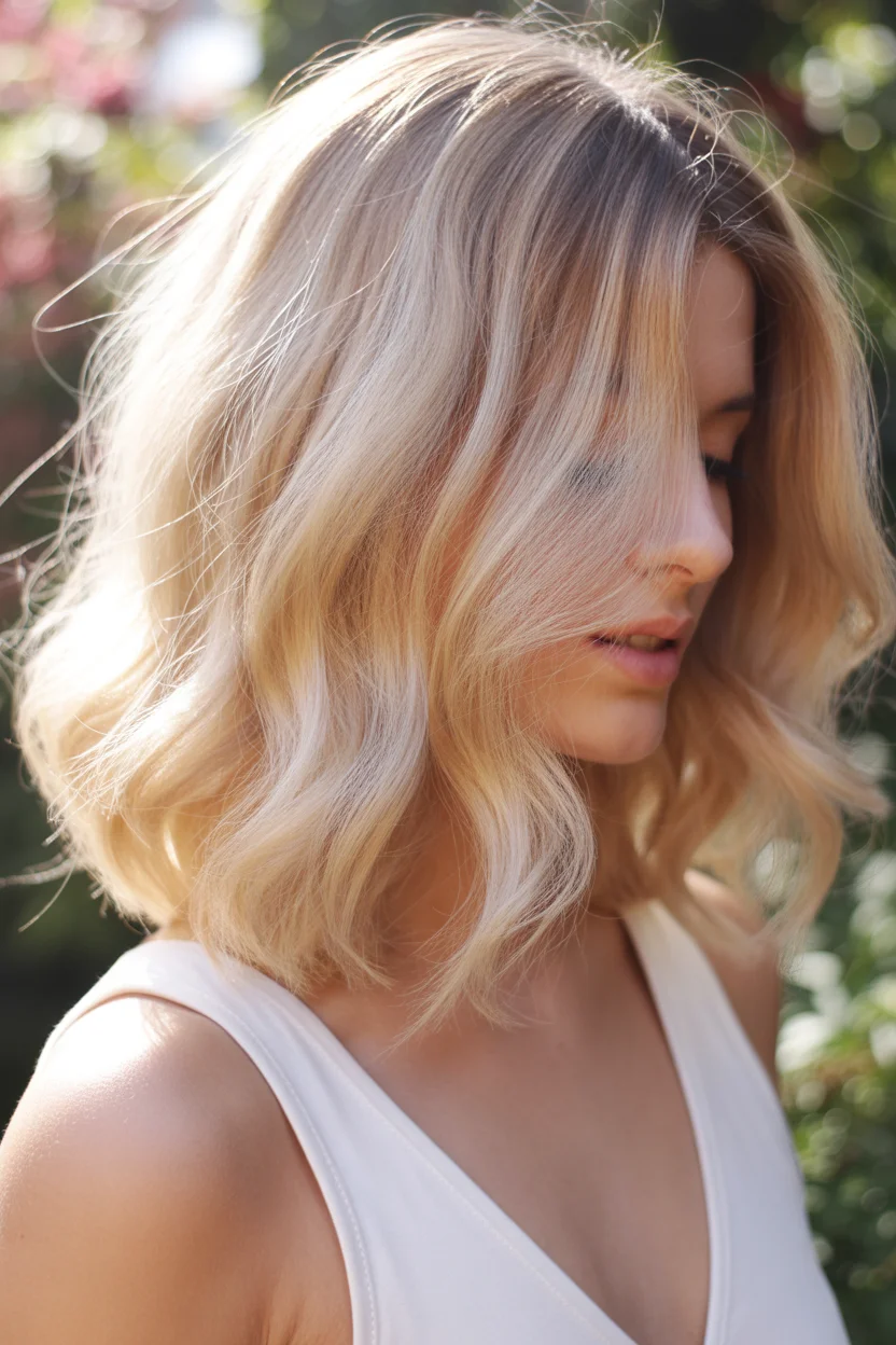 stylish spring ombre hair color 2026 cool beige cascade 16