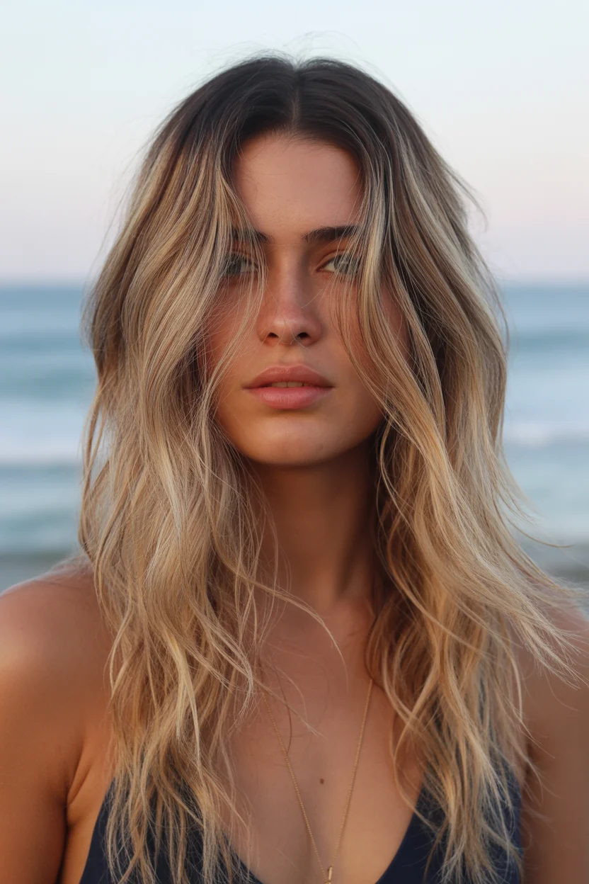 stylish spring ombre hair color 2026 golden sand ombre 11