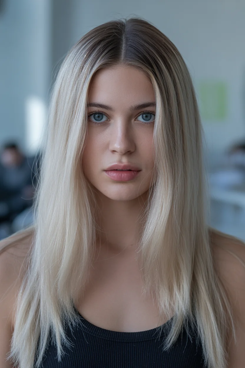 stylish spring ombre hair color 2026 platinum ombre 17