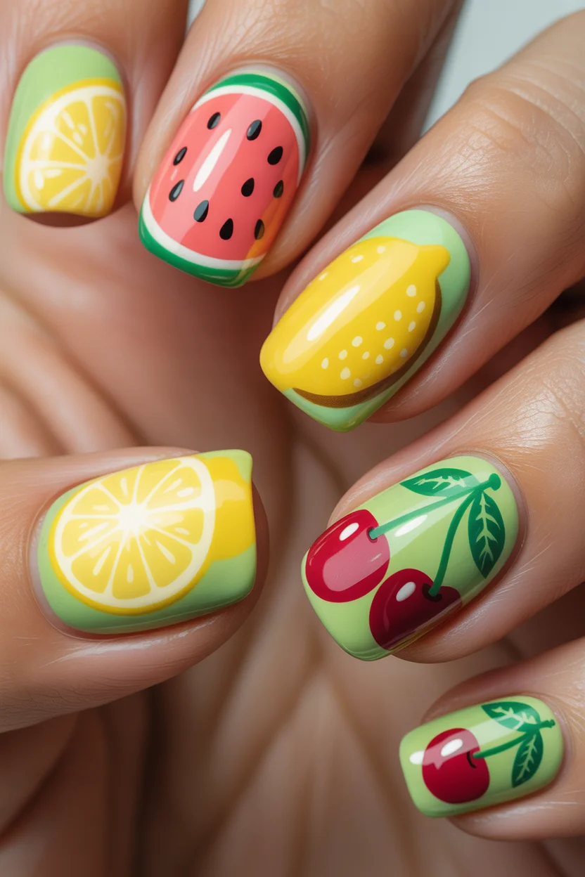 summer nail art ideas 2026 Neon Orange Coffin Nails That Glow in the Sun 13