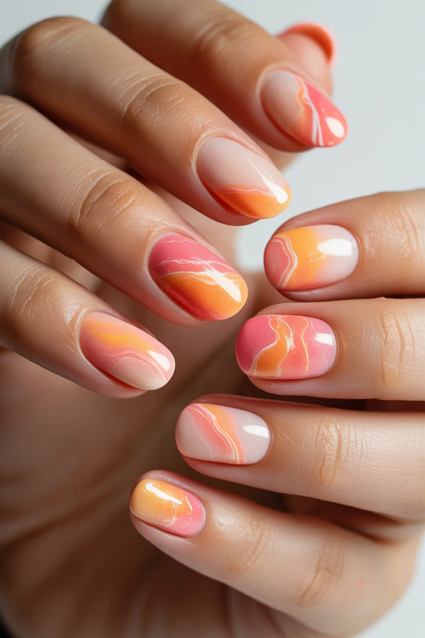 summer nail art ideas 2026 Mirror Chrome Stiletto for High Shine Statement 18