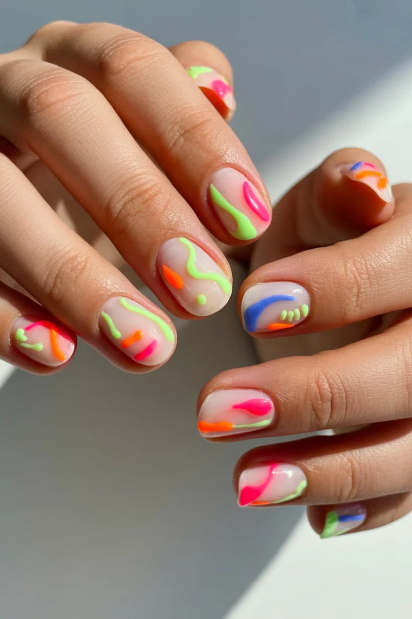 summer nail inspo 2026 Soft Lavender Short Nails for Calm Summer Days 19