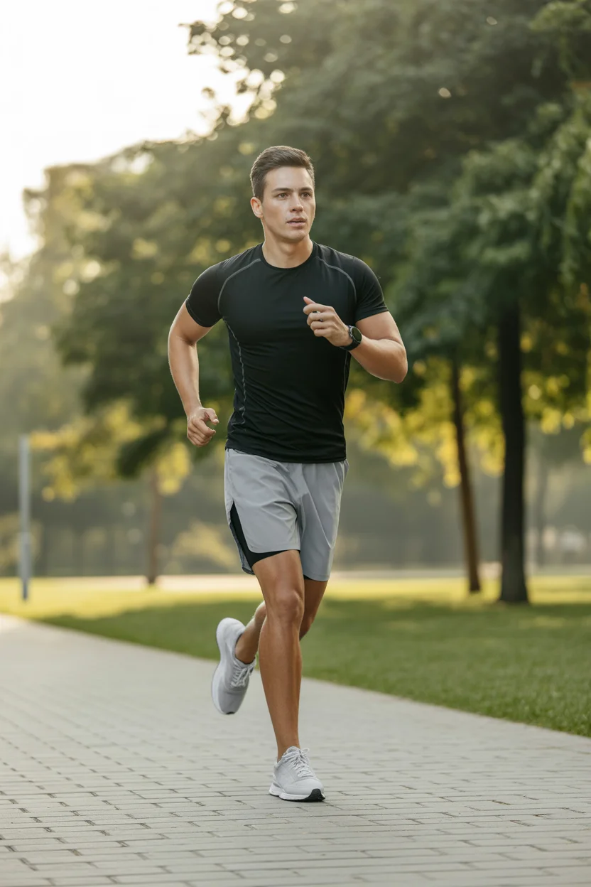 summer outfits fort men 2026 sport running look 16