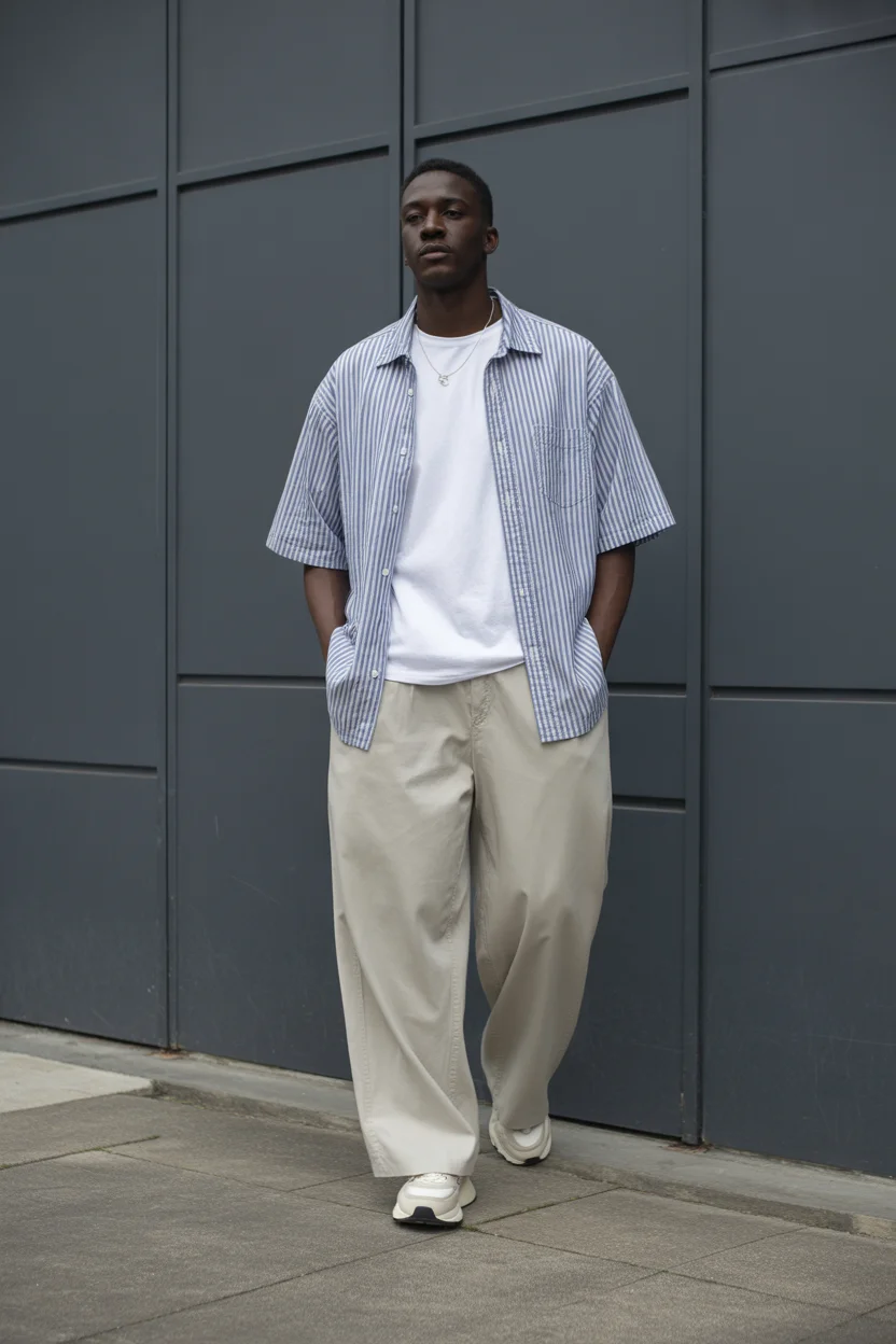 summer outfits fort men 2026 oversized street look 20