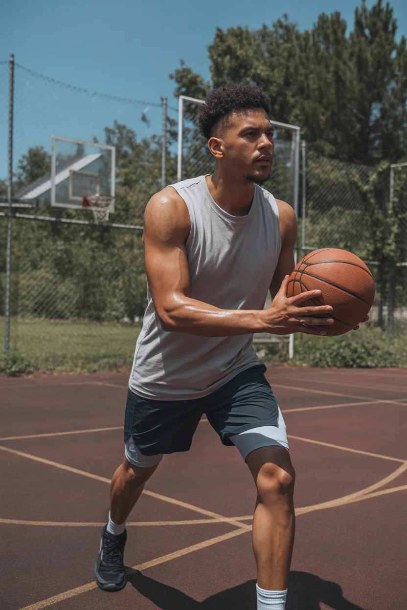 summer outfits fort men 2026 Athletic Minimalism On Court