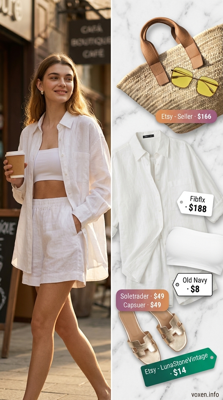 all white summer outfits for women 2026 outfit idea - fashion styling inspiration