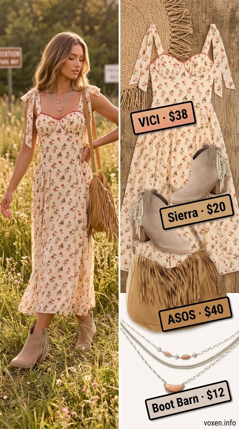 21. Golden Hour Meadow Maxi