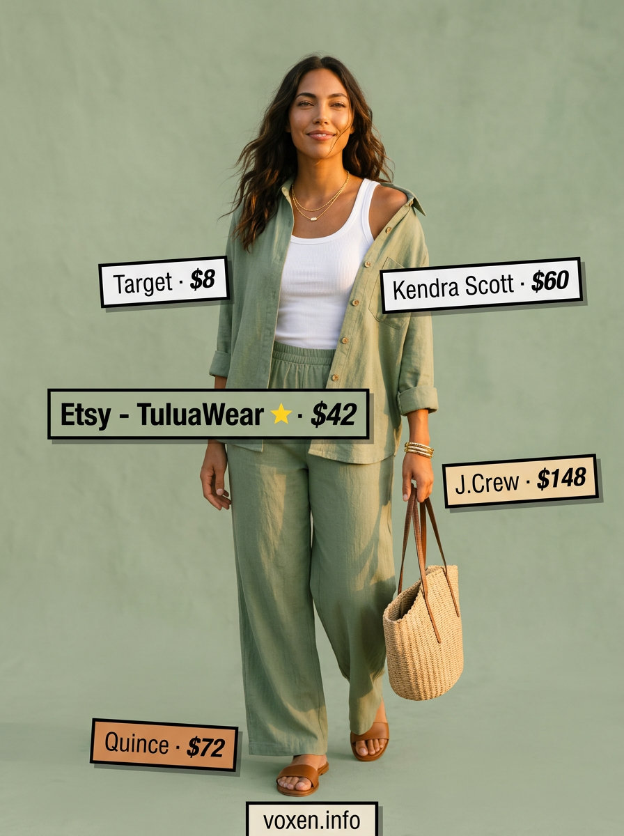 Minimalist summer outfits for women 2026: Slate grey midi dress, silver earrings, black mules, and clutch.