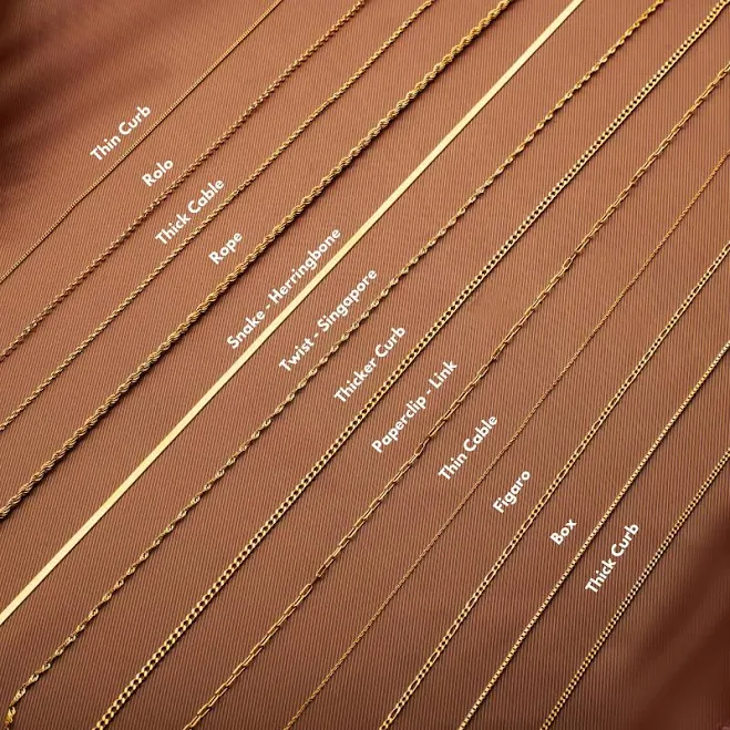 accessory 14K Gold Minimalist Chain Necklace for Women Etsy - Seller $59.9