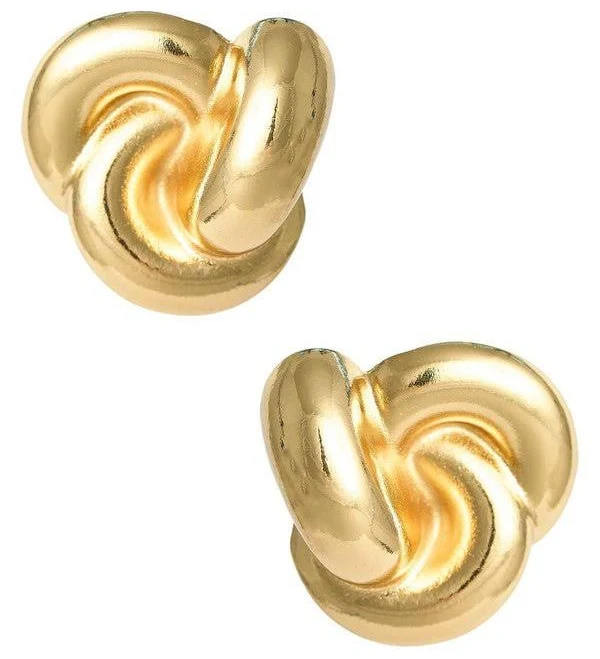 accessory 18K Gold Plated Sculptural Knot Earrings Lisi Lerch $58