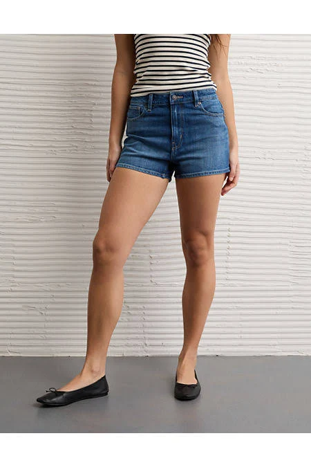 shorts AE Stretch Denim Mom Shorts American Eagle Outfitters $42.7