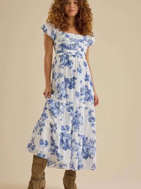dress Altar'd State Denice Floral Cotton Maxi Dress Altar'd State $38.99