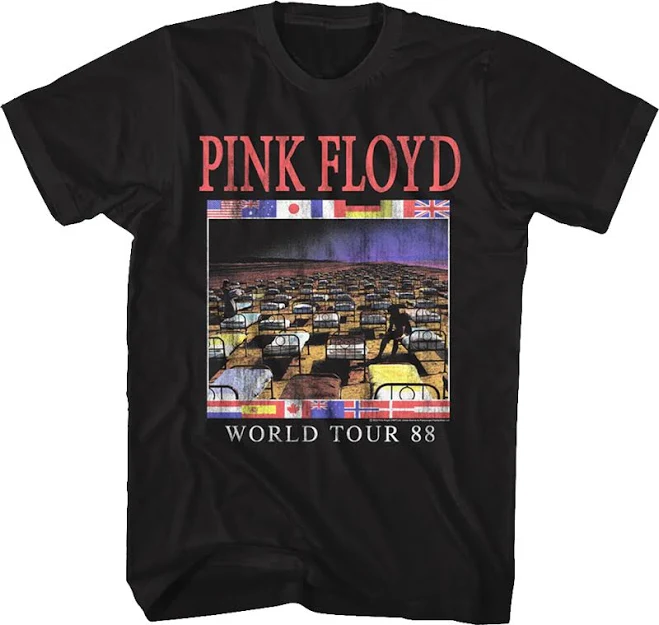 top AMERICAN CLASSICS Pink Floyd World Tour 88 T-Shirt 80sTees.com $29.69