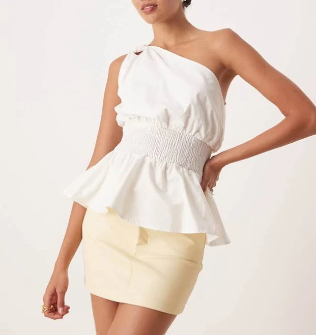 skirt Amy Lynn Milena Vegan Leather Mini Skirt ASOS $39
