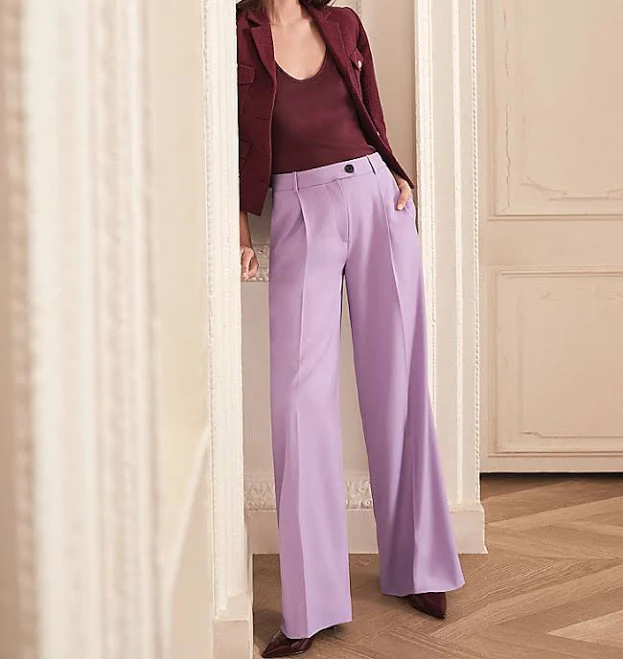 pants Ann Taylor Women's Modern Wide-Leg Trouser Ann Taylor $53.99