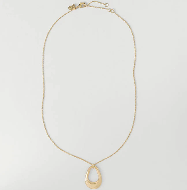 accessory Ann Taylor Women's Open Oval Pendant Necklace Ann Taylor $19.95