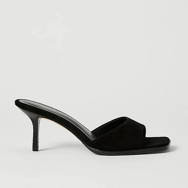 shoes Ann Taylor Women's Suede Mule Sandal Ann Taylor $79