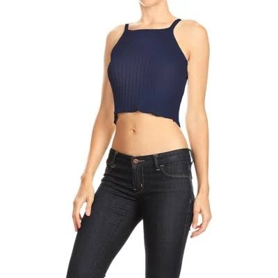 halter top Anna-Kaci Women's Ribbed Knit Halter Top Target $20.4