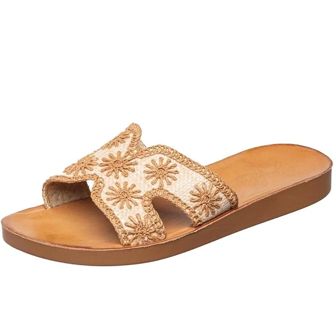 shoes Antelope Women's Embroidered Slide Sandals Antelope Shoes $79