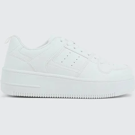 shoes Ardene Women's Eco-Conscious Thick Sole Lace Up Sneakers Ardene $34.9