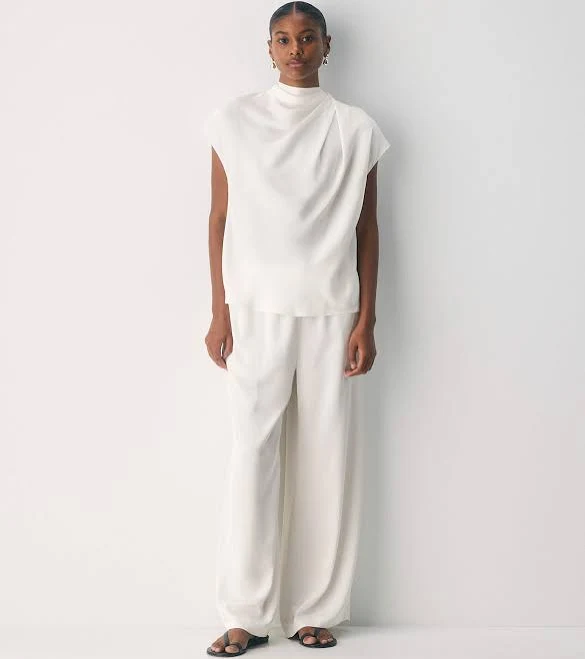 blouses Aritzia Babaton Nominee Satin Blouse Aritzia $88