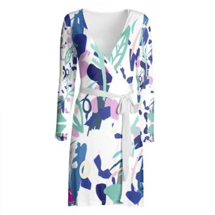 dress Arty Creations Abstracto Wrap Dress contrado.com $79