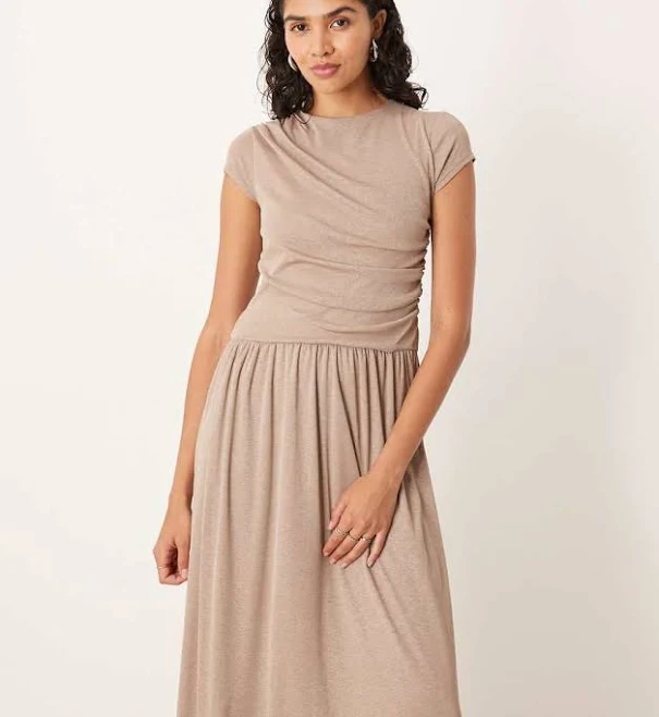 dress ASOS DESIGN Drape T-Shirt Maxi Dress ASOS $32.99